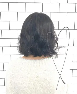 ショート パーマ お洒落パーマ/ 艶カラー/michiのヘアスタイル