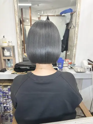 セミロング カラー ブリーチ koheiのヘアスタイル