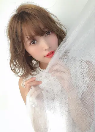 ショート カラー パーマ ヘアアレンジ 美髪矯正 Rioのヘアスタイル