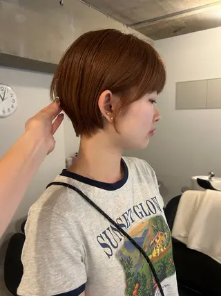 ショート 小野 明日香のヘアスタイル