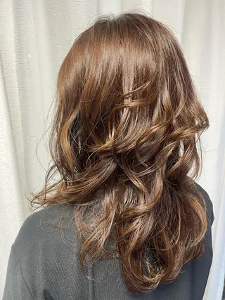 ロング カラー パーマ かな 🐹のヘアスタイル