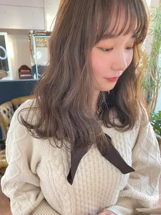 セミロング 🤎MAI🤎 《ベージュ系カラー》のヘアスタイル