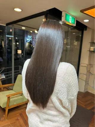 ロング カラー 矢野 晃平のヘアスタイル