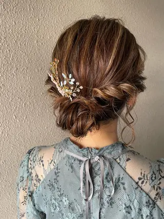 ミディアム ヘアアレンジ サダハルカ |chouetteのヘアスタイル