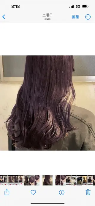 ロング カラー ヘアアレンジ 💗愛され暖色💗 ピンク/レッド💗のヘアスタイル