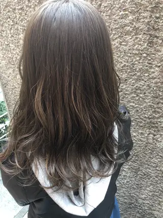 ロング カラー ヘアアレンジ 透明感カラー🤎 ゆりのヘアスタイル