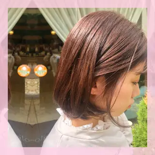 ショート カラー 🍒前川 🍒のヘアスタイル