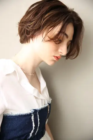 ショート パーマ 代表　土屋ヒロユキ ショートカットのヘアスタイル