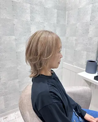 ミディアム カラー 西山 将太のヘアスタイル