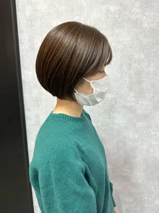 ショート モテ髪/ボブ/ショー ト/アダチフウトのヘアスタイル