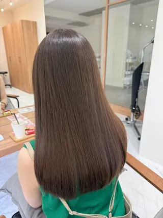 ロング 柔らかレイヤー× 透け感カラー/SUのヘアスタイル