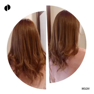 セミロング ロング カラー ✨縮毛矯正✨髪質改善 ナカシマ ユミのヘアスタイル