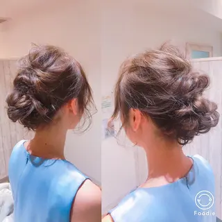 ヘアアレンジ 40代ママの 若見え専門美容師のヘアスタイル