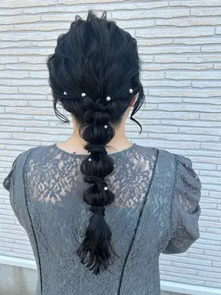 ヘアアレンジ foglia所属・foglia🌼 根本結衣のヘアスタイル