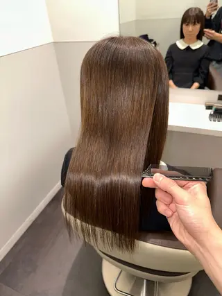 セミロング 美髪特化✨ 伊織✨縮毛矯正✨のヘアスタイル