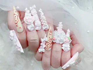 ネイル MoMoA Nail ネイル長さ出し専門店のネイルデザイン