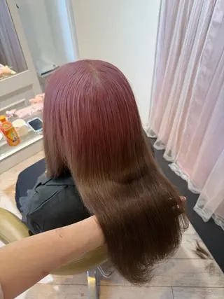 ロング カラー ハイトーン/アレンジ かなで⊹ ࣪ ˖⟡のヘアスタイル