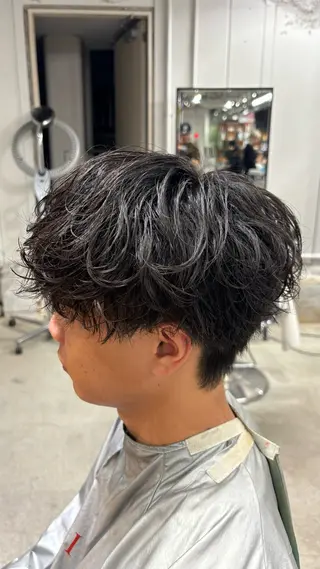 ショート ルーズ／シャドウパー マ／似合わせカットのヘアスタイル
