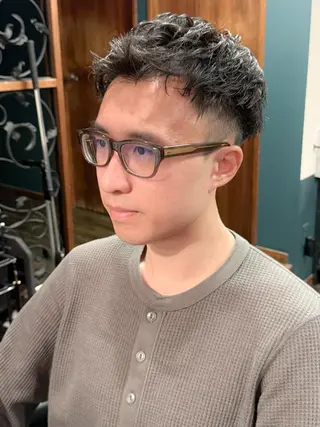 メンズ 早稲田/メンズパーマ /カラー/松井聖虎のヘアスタイル