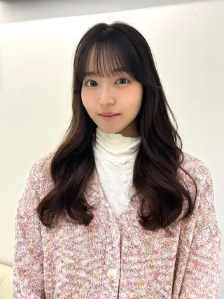 パーマ コテ巻き風パーマ/ デジタルパーマのヘアスタイル