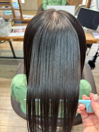 ミディアム ゆうこ🍀髪質改善/ ストレート/艶カラーのヘアスタイル