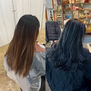 ロング カラー ハイライト/レイヤー /ハイトーン/AOIのヘアスタイル