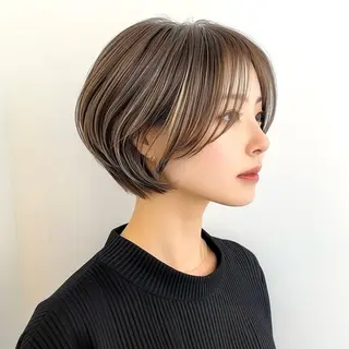 ショート メンズ特化 刈り上げない/金井のヘアスタイル