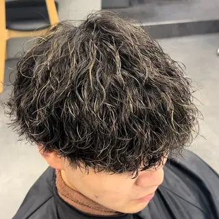 ミディアム カラー ヘアアレンジ メンズ fifth 石川 凪のヘアスタイル