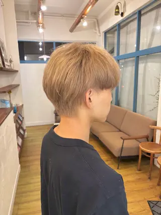 ショート カラー メンズ hair musee所属・musée 柱店のヘアスタイル