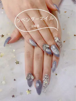 ネイル ラベンダー💖日暮里 ルル💖ネイルのネイルデザイン