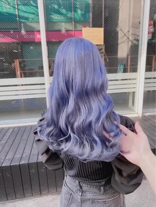 ロング カラー 🩶【推しハイトーン 】yuzu🩶のヘアスタイル