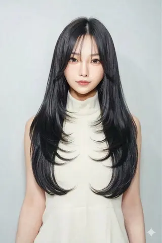 ロング ALLY 原宿のヘアスタイル