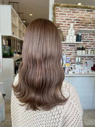 ロング カラー 東恩納 誠のヘアスタイル