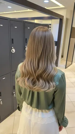 ロング カラー 🫧カラーモデル募集 純菜🫧のヘアスタイル