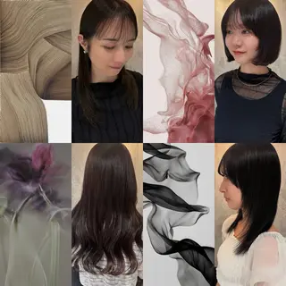 ロング 髪質改善/縮毛矯正/ 艶カラー/ヘッドスパのヘアスタイル