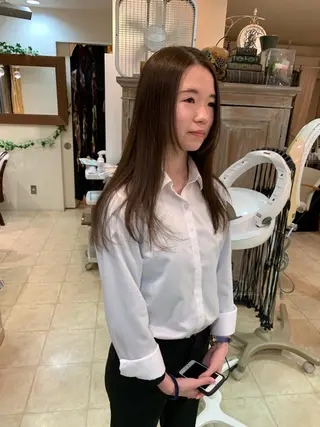 ロング カラー nishimura makotoのヘアスタイル