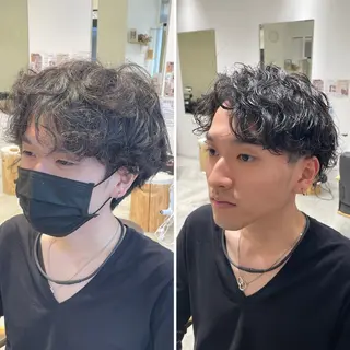 パーマ メンズ mensパーマ. .takaのヘアスタイル