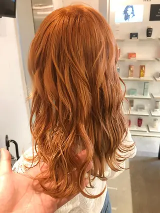 セミロング カラー welring hair salonのヘアスタイル