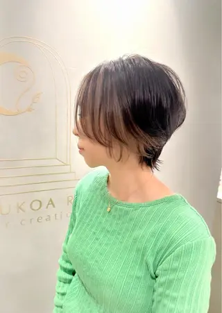 ショート レディースモデル カット/中川翔太のヘアスタイル