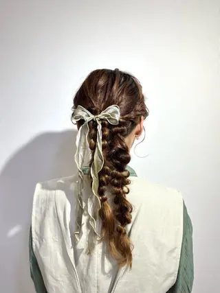 ヘアアレンジ 植木 萌恵のヘアスタイル