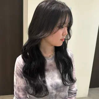 カラー 🩵ワンカラー／ 銀座／mayu🩵のヘアスタイル