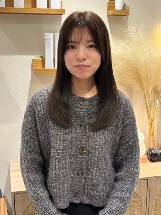 セミロング カラー レイヤー/ボブパーマ ⭐️NAOKIのヘアスタイル