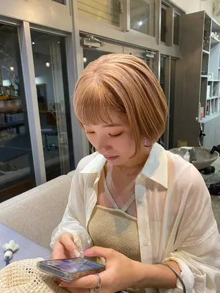 ショート yara reinのヘアスタイル