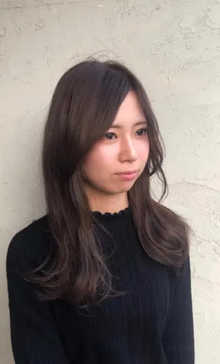ロング 菊池 幹のヘアスタイル