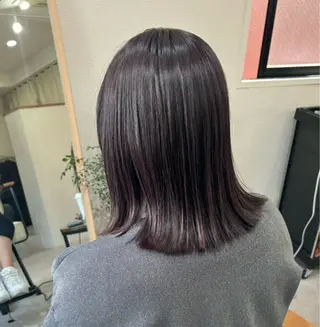 ミディアム カラー 大阪ヴィーガンサロン KANAKOのヘアスタイル