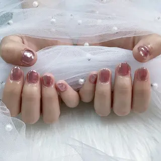 ネイル パーツ全部¥110 サロンミミのネイルデザイン