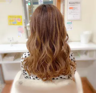 セミロング ヘアアレンジ 竹野 実優のヘアスタイル