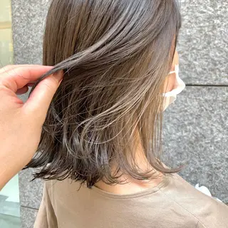 カラー 酸性ストレート/ブリ ーチなし/中村 匠のヘアスタイル