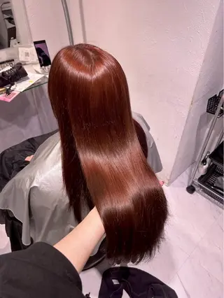 カラー Ma2Ri /ゆるふわ暖色カラーのヘアスタイル