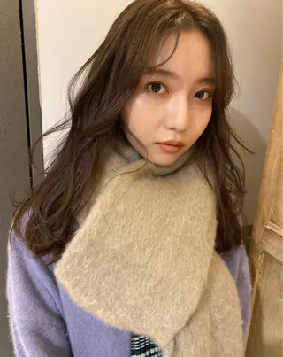 ロング カラー Pia ツボイ ケイタのヘアスタイル
